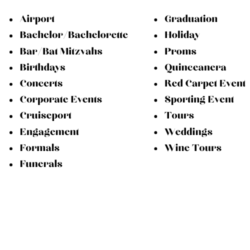 List of transportation services